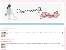 Tablet Screenshot of creamcraftgoods.com